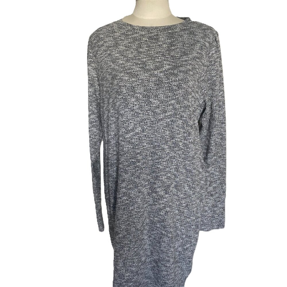 EUC PRANA Black/White Dress sz L